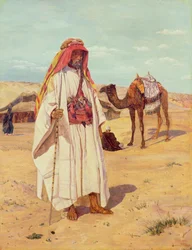 Cheikh arabe, Richard Burton en costume arabe, 1854